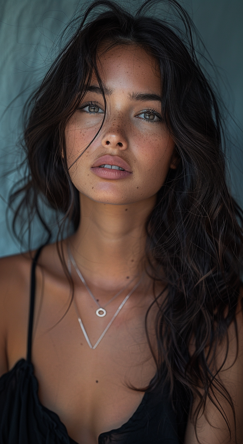 AI generated: Midjourney prompt: stunning fashion model, ultra-realistic, portrait,... (Midjourney - Photography)