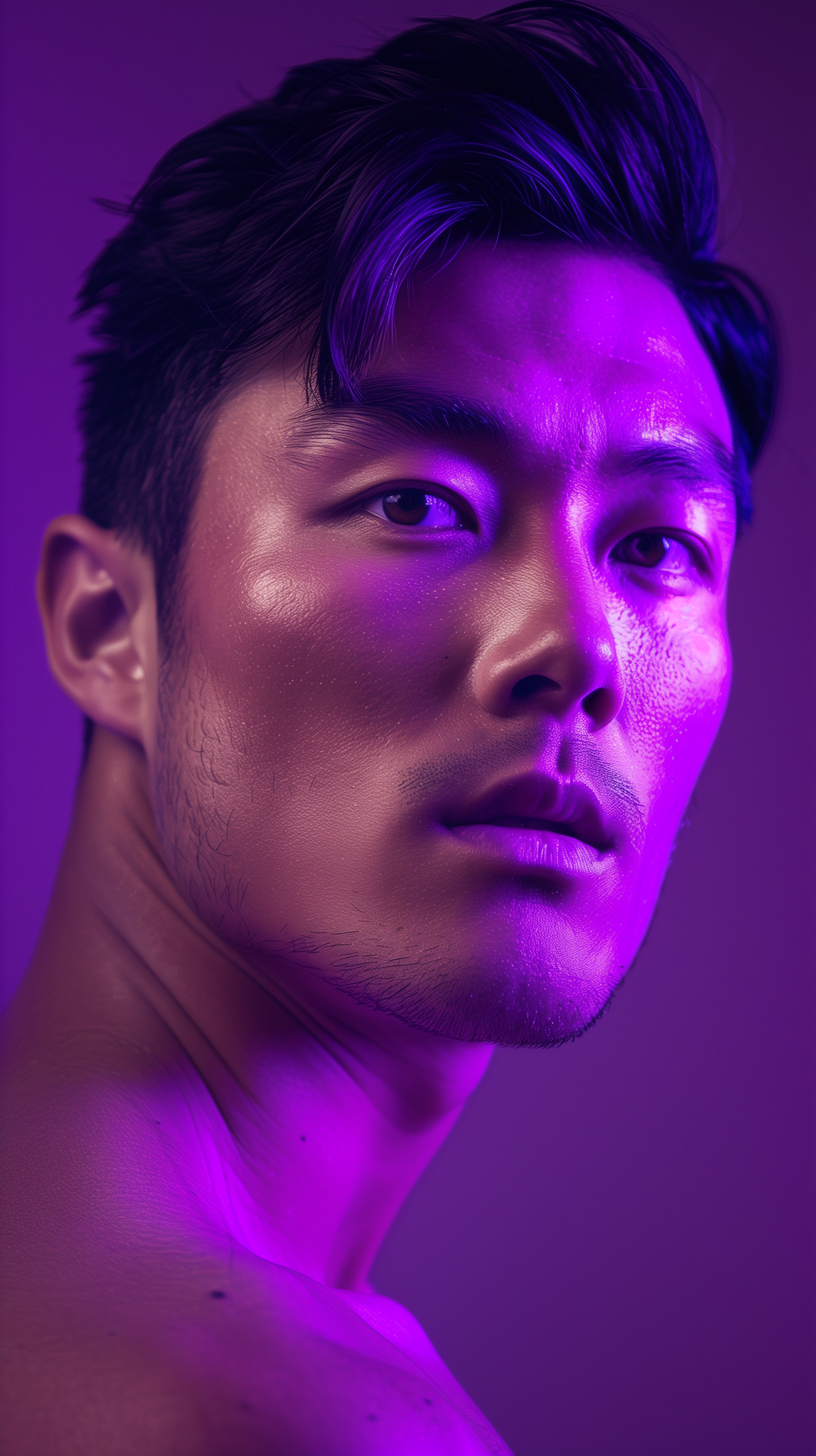 AI generated: Midjourney prompt: high resolution photography, front shot, upper-bod... (Midjourney - Portraits)