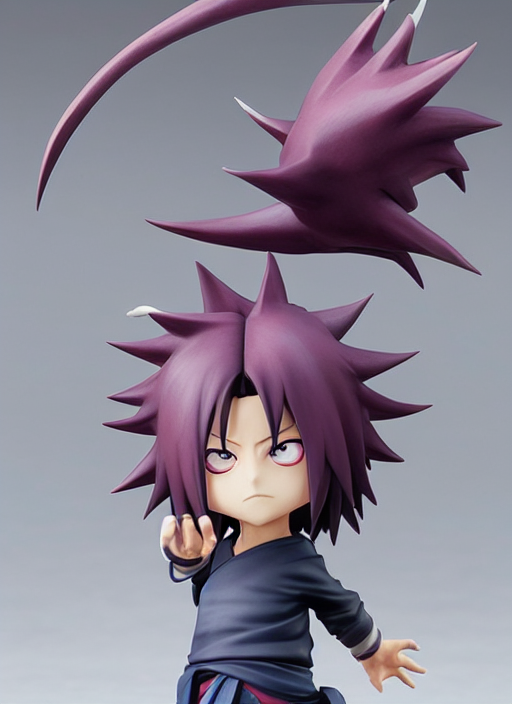 Stable Diffusion prompt: cute chibi uchiha sasuke anime f...