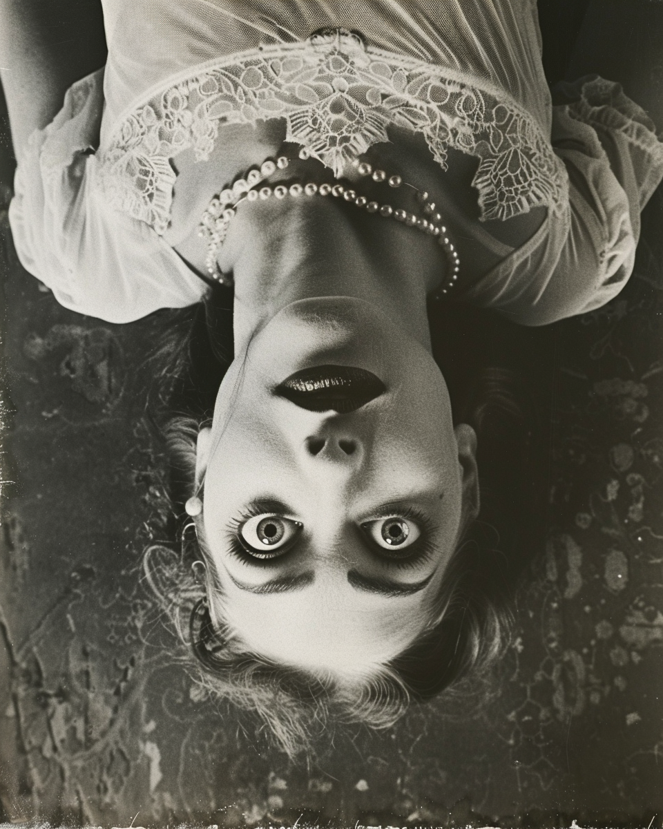 AI generated: Woman with fish eyes (Midjourney - Photography)