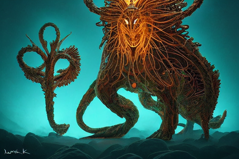 Stable Diffusion prompt: ( ( ( ( pokemon ) ) ) ) creature...