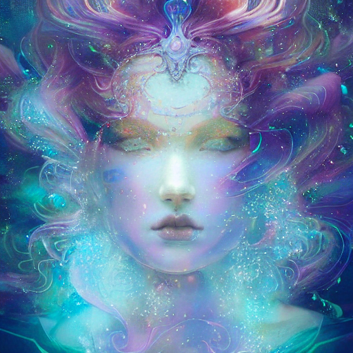 Stable Diffusion prompt: Perfectly ethereal queen opal sc...