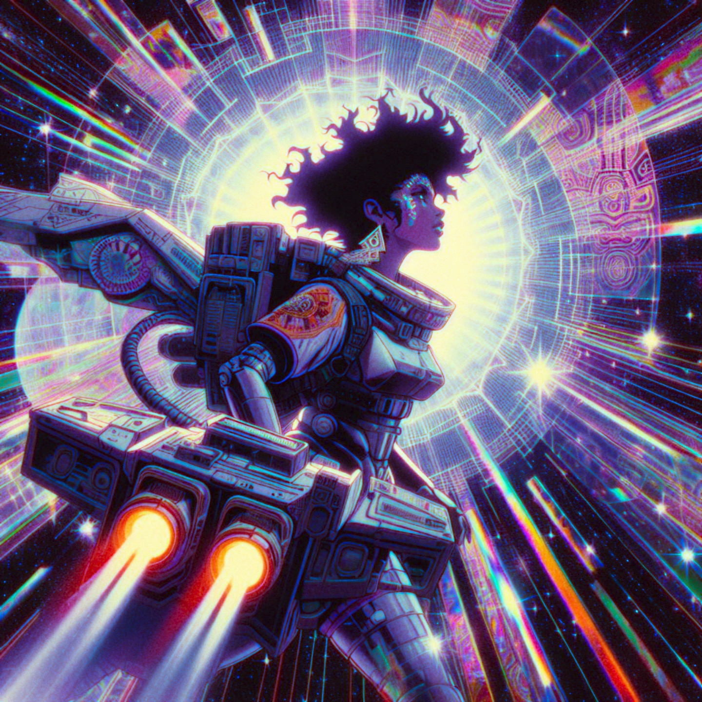 AI generated: DALL·E prompt: Really old vhs reproduction with visible artifacts... (DALL·E - Anime)