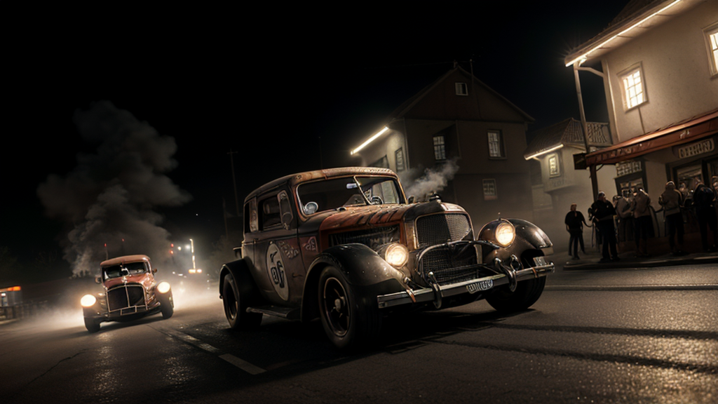 صورة مولدة بالذكاء الاصطناعي: Fast and Furious existed much earlier (نموذج Stable Diffusion - تصوير فوتوغرافي)