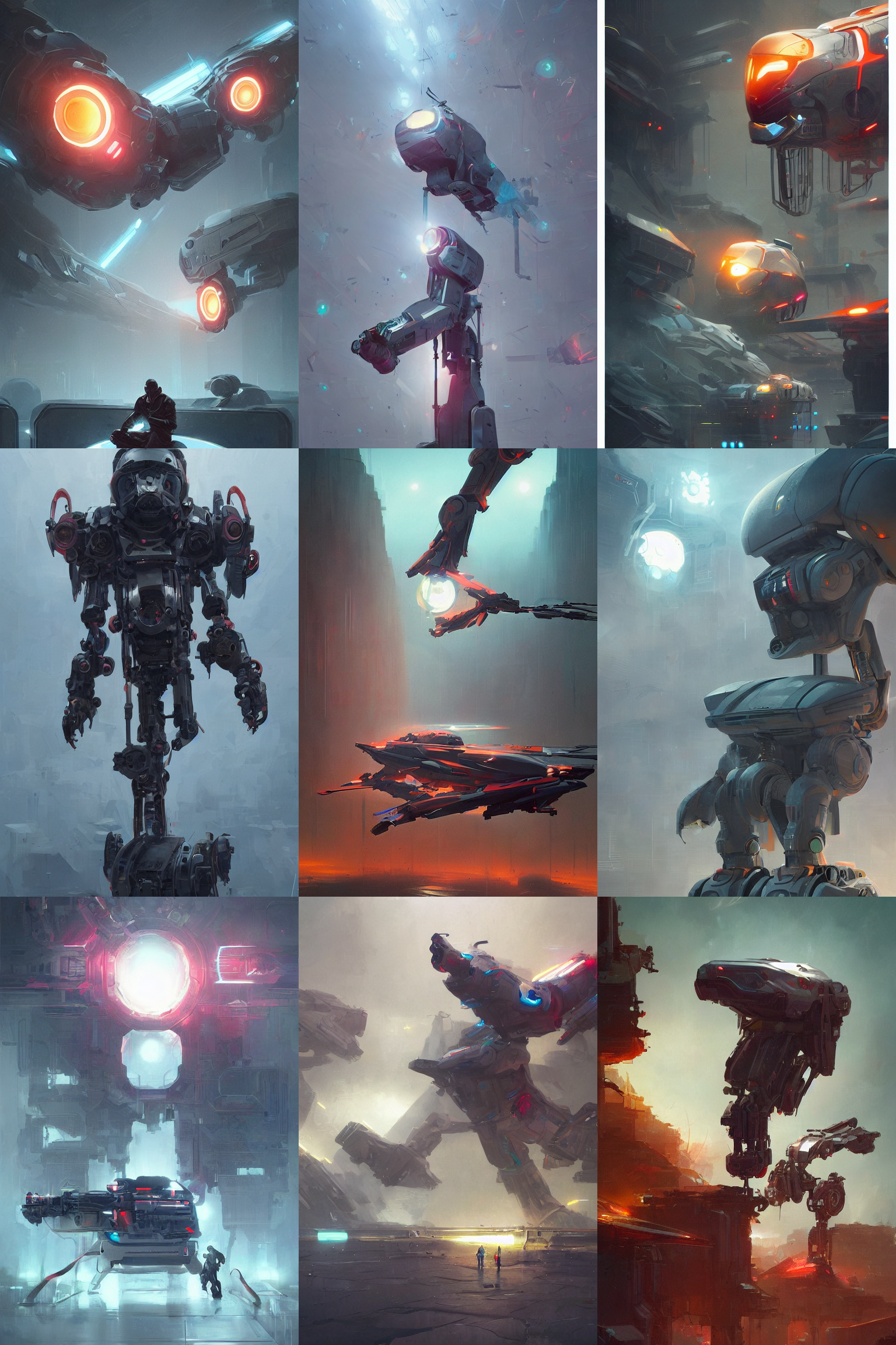 Stable Diffusion prompt: 2 Robotics one is dying, sci-fi,...