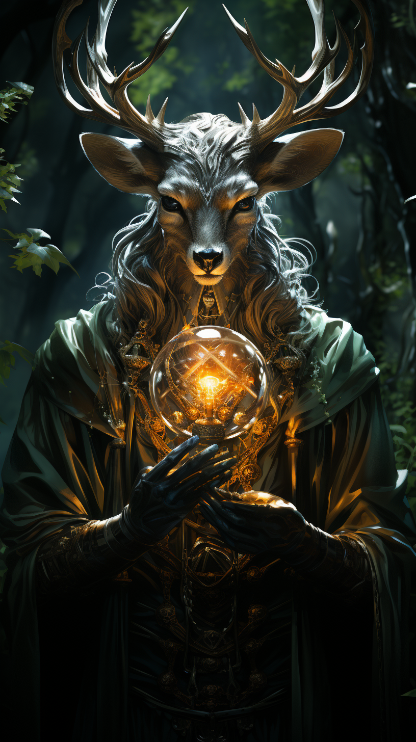 AI generated: Surreal Forest Guardian (Midjourney - Concept Art)