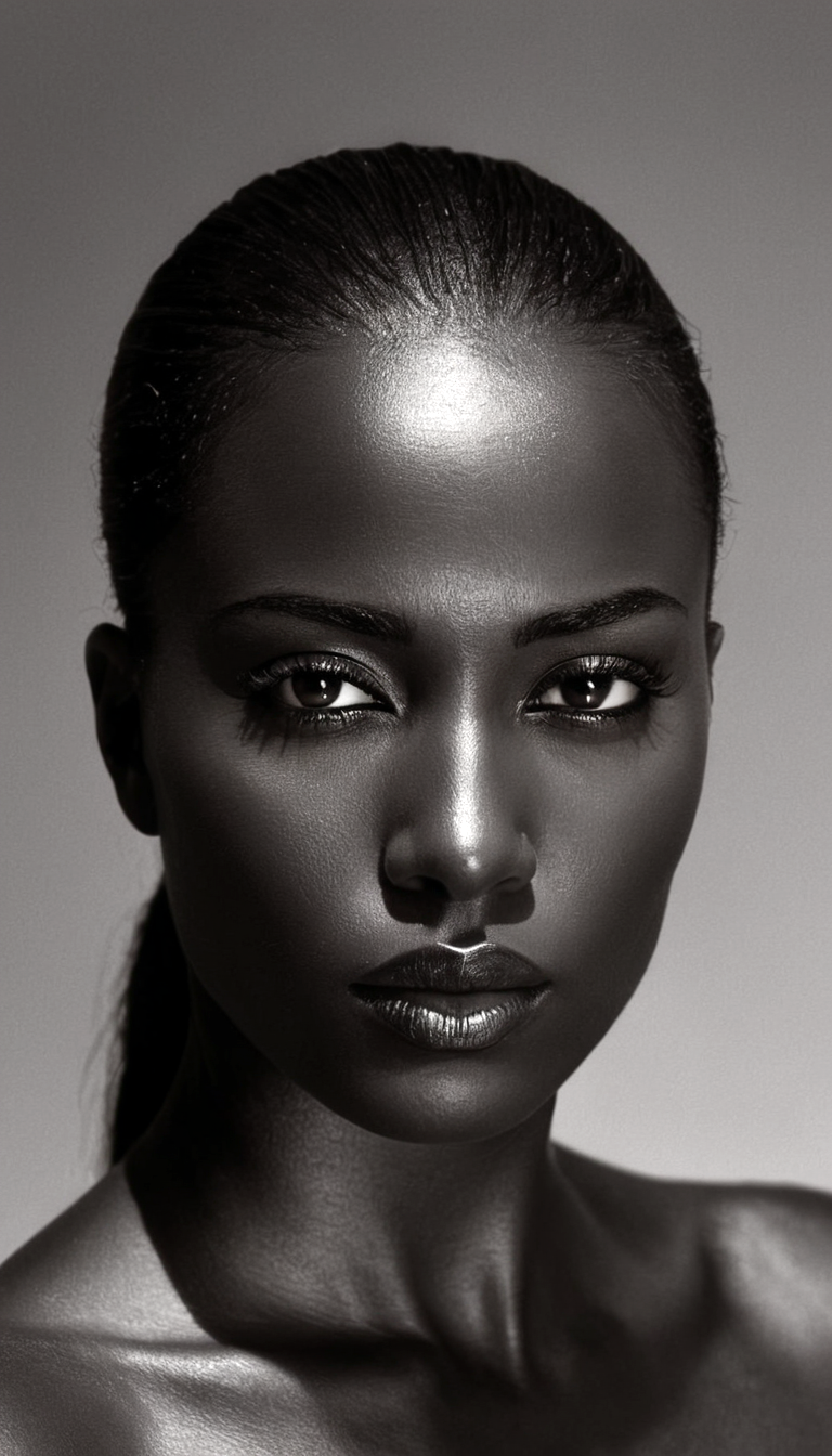 Stable Diffusion prompt: black and white photography, fas...