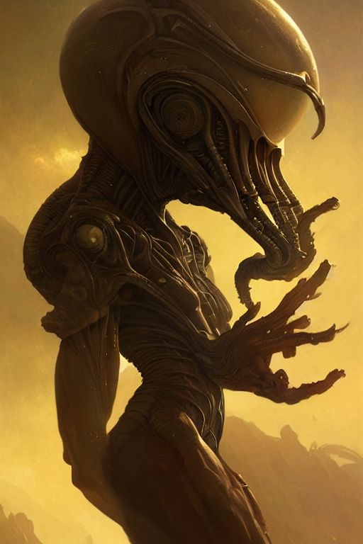 Stable Diffusion prompt: alien superstar profile picture ...