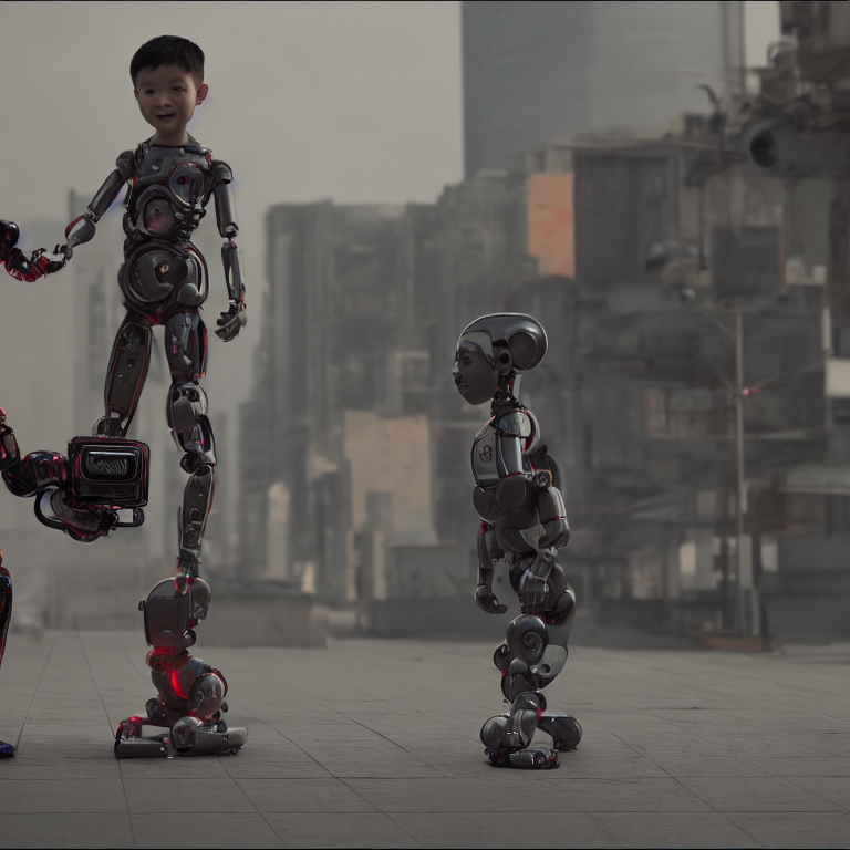 Stable Diffusion prompt: The surrealism cyberpunk disable...