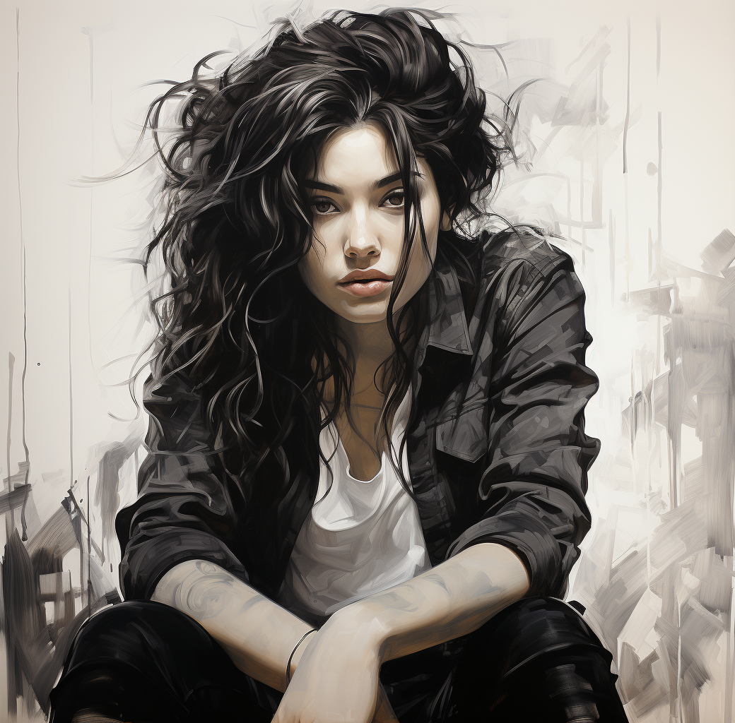 Midjourney prompt: a pencil drawing by jessica savulescu, in the styl... - Midjourney