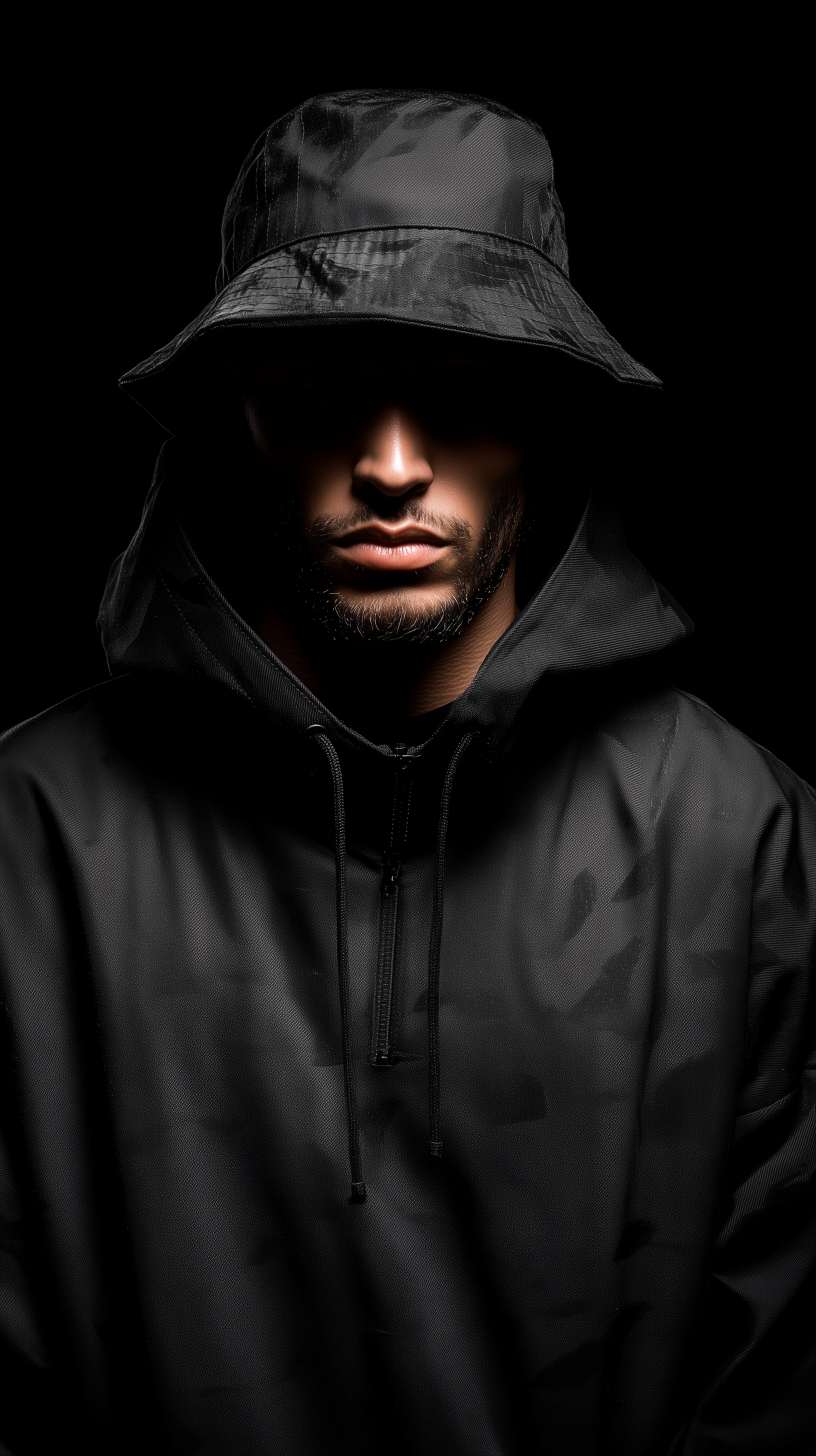AI generated: Midjourney prompt: photography, front shot, upper body, male model, w... (Midjourney - Portraits)
