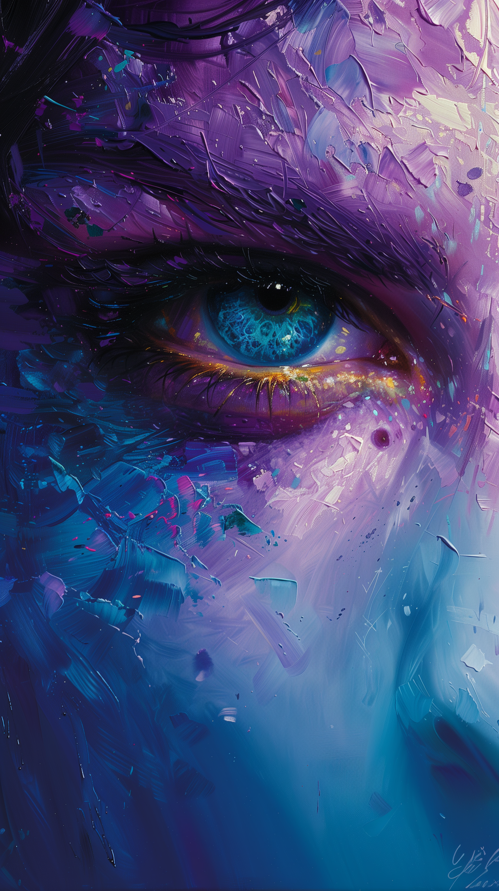 AI generated: Midjourney prompt: envision an oil painting that captures the eye of ... (Midjourney - Concept Art)