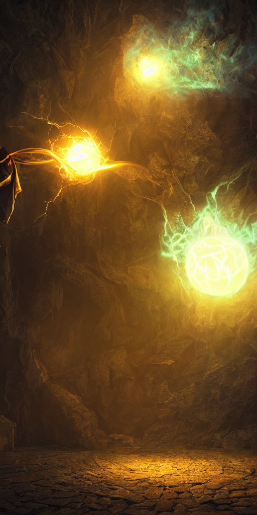 Stable Diffusion prompt: wizard opening magical portal to...
