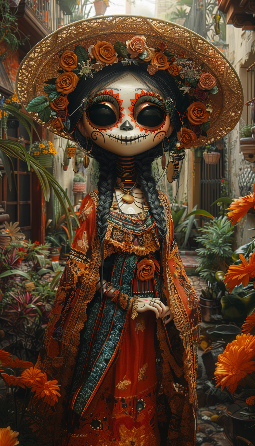 AI generated: Сatrina the alien (Midjourney - Anime)