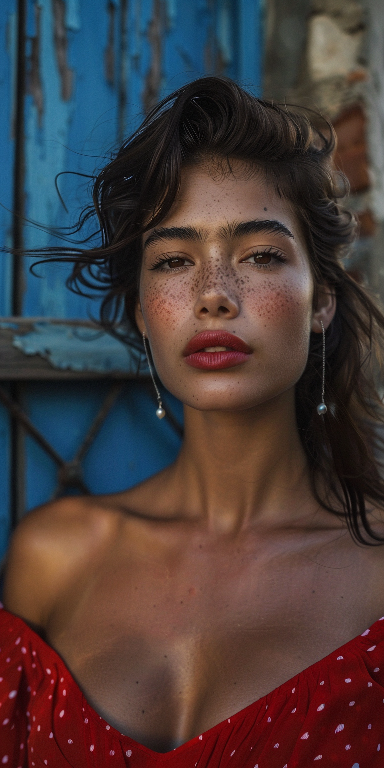 Midjourney prompt: high-resolution photo of a Spanish fashion supermo... - Midjourney