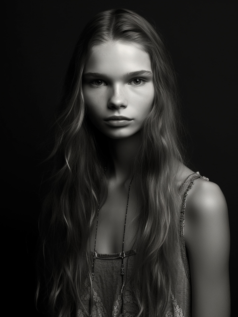 AI generated: Midjourney prompt: Thinspo model --q 2 --v 5 --ar 3:4 (Midjourney - Fashion)