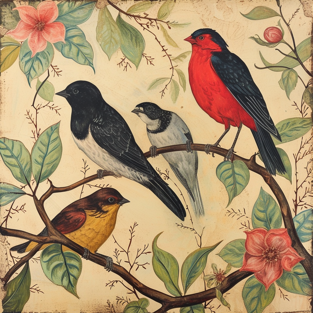 Midjourney prompt: The Stymphalian birds - Midjourney