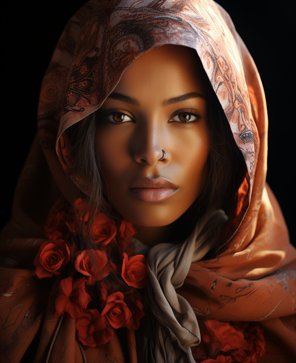 Midjourney prompt: the mary painting, in the style of light red and p... - Midjourney