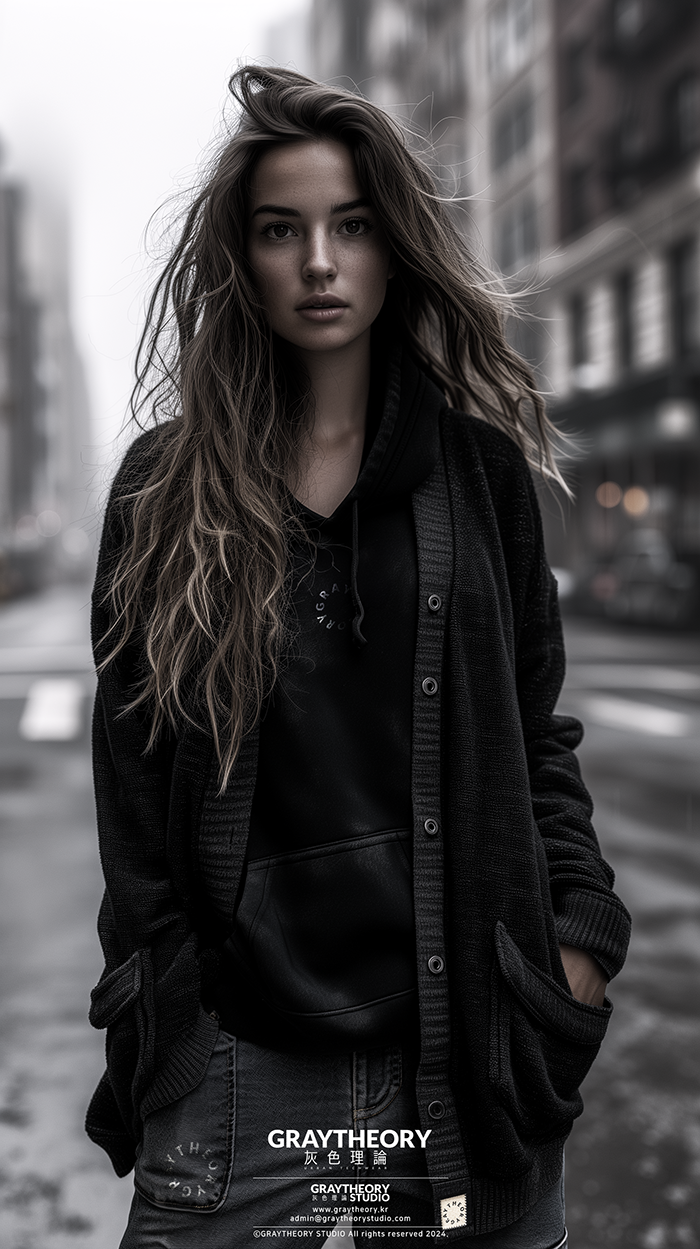 AI generated: Graytheory™ model (Midjourney - Fashion)