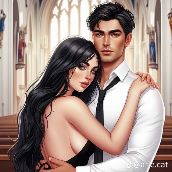 AI generated: Midjourney prompt: a couple in love (Midjourney - Character Design)