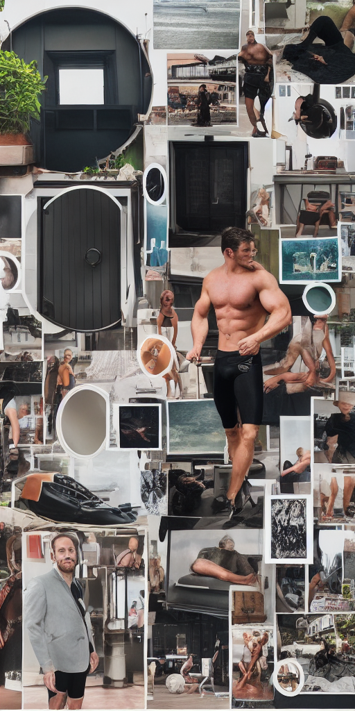 Stable Diffusion prompt: Handsome Men muscle full body un...