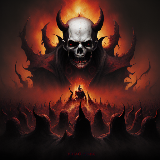 صورة مولدة بالذكاء الاصطناعي: DreamShaper prompt: hell (نموذج DreamShaper - فن مفاهيمي)