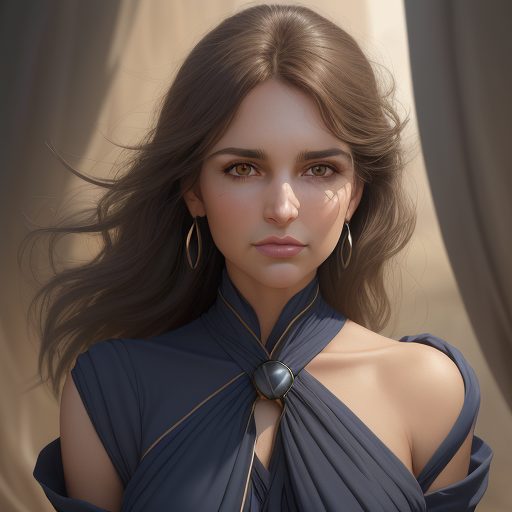 DreamShaper prompt: the face of a woman with brown eyes t...