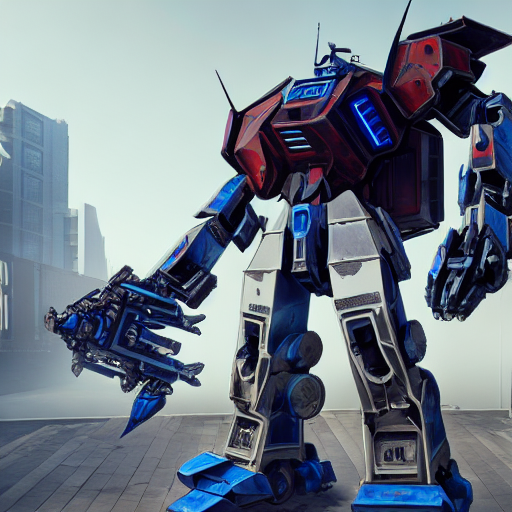Mech Tech Prepper Stable Diffusion prompt: Battle Tech Mech Warrior photo o...