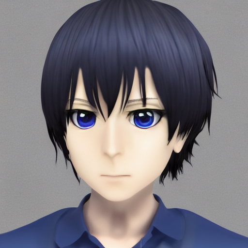 Stable Diffusion prompt: 3d realistic anime boy