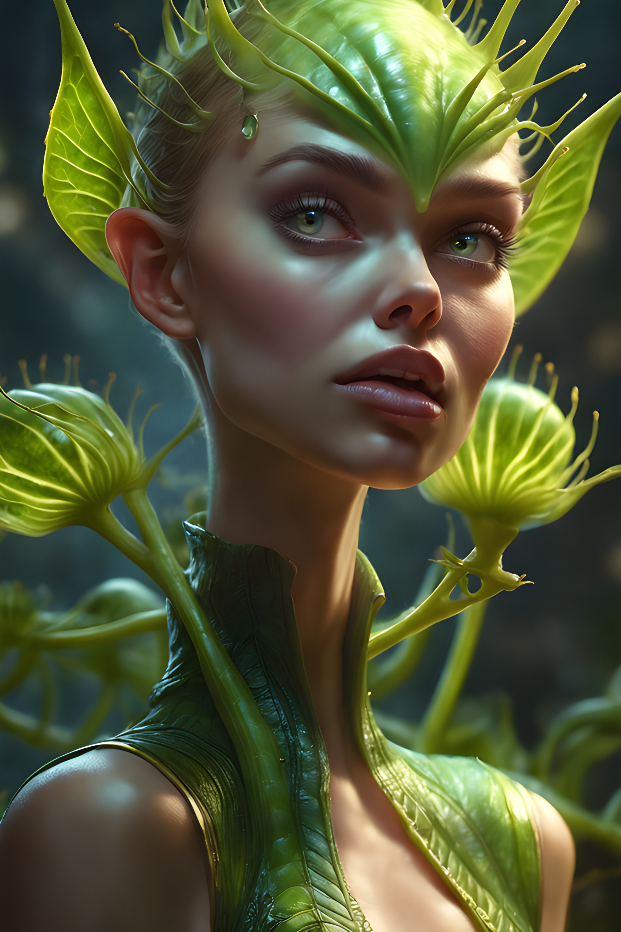 AI generated: Stable Diffusion prompt: did you know, that when my eyes become large and t... (Stable Diffusion - Concept Art)