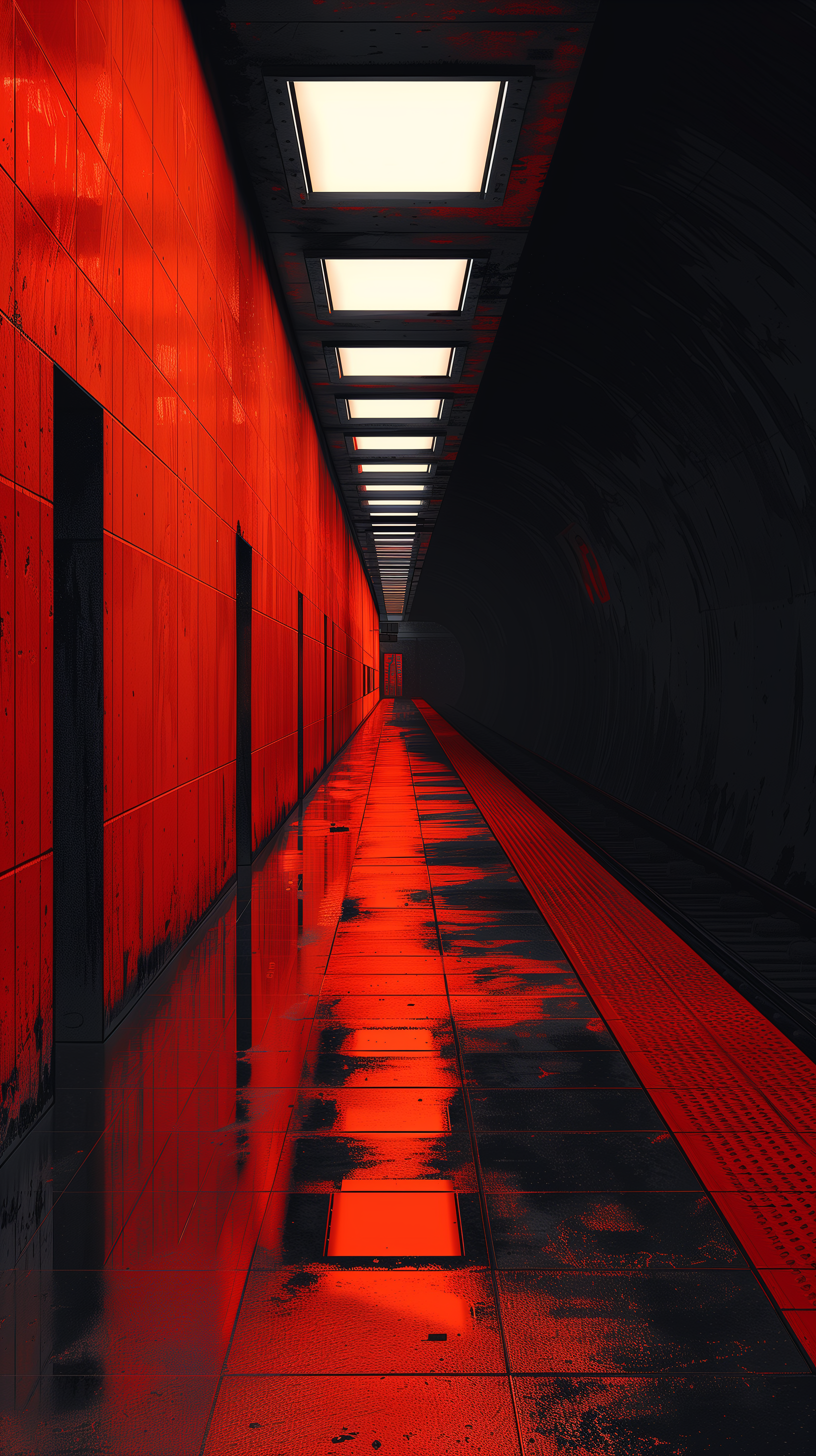AI generated: Midjourney prompt: illustrate a collection of surreal scenes that def... (Midjourney - Concept Art)