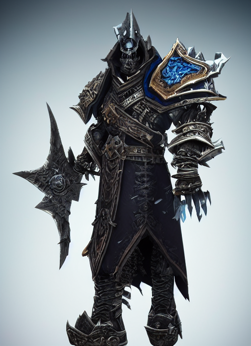Stable Diffusion prompt: а fantasy Lich King inspired ...