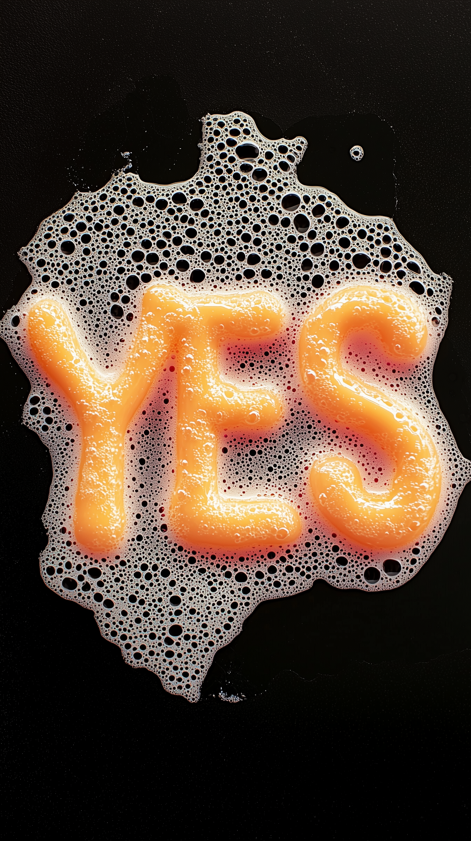 AI generated: Midjourney prompt: experimental photography, flat lay, form of "YES",... (Midjourney - Photography)