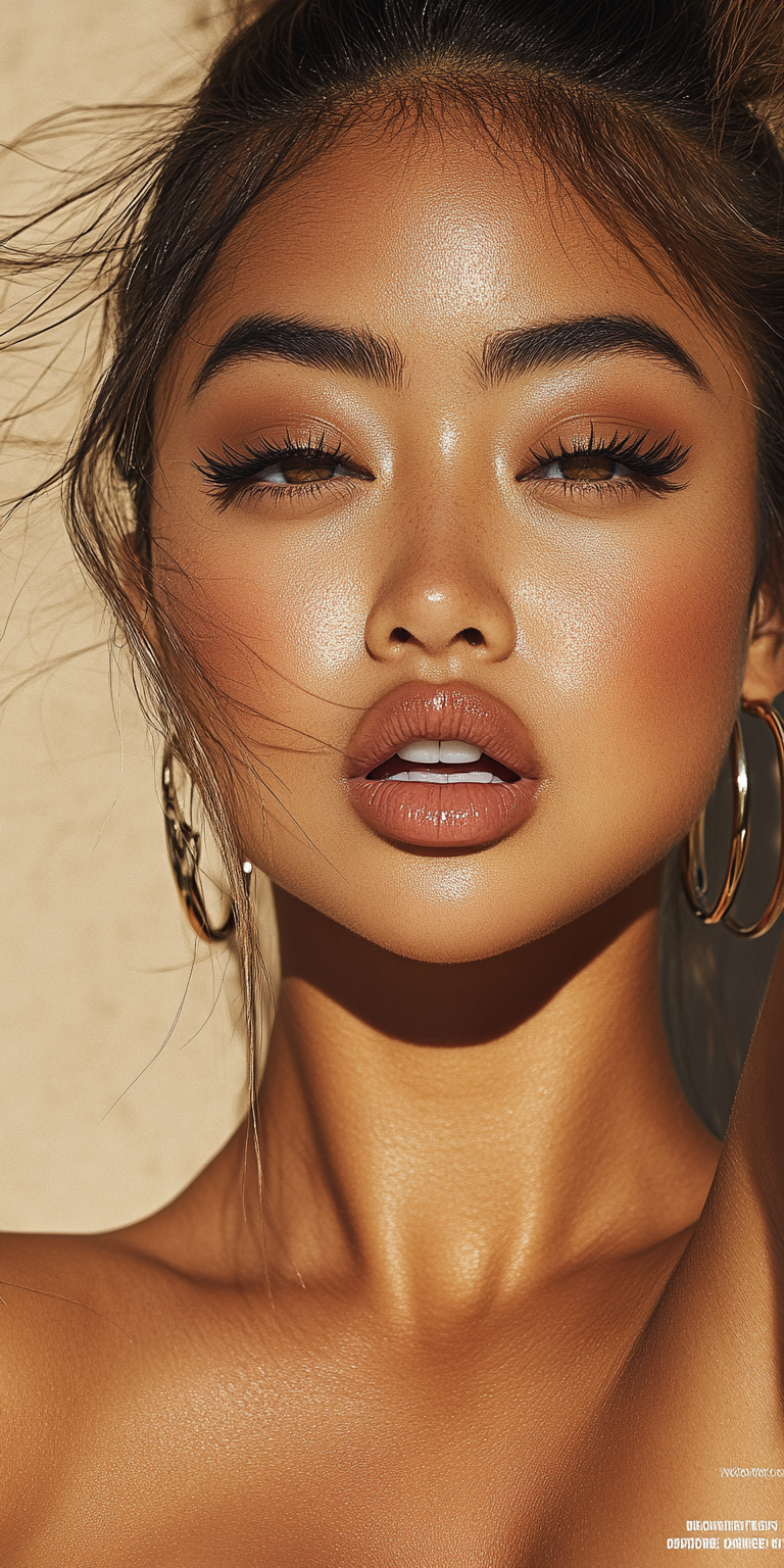 Midjourney prompt: fashion photography, cover photo, female model fac... - Midjourney