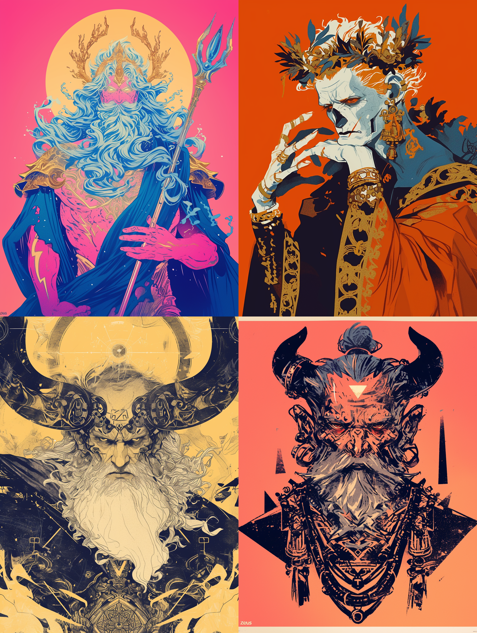 AI generated: Midjourney prompt: Baroque punk type halloween party design of the ch... (Midjourney - Logo Icon Design)