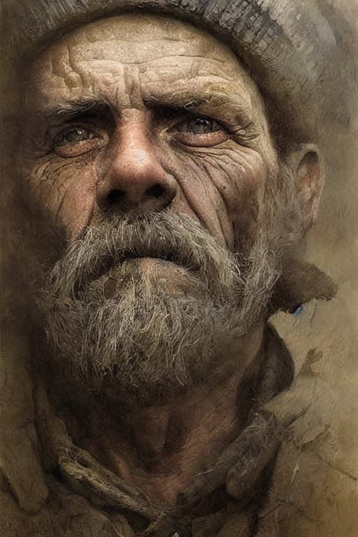 AI generated: Stable Diffusion prompt: a portrait of an old coal miner in 19th century, b... (Stable Diffusion - Portraits)