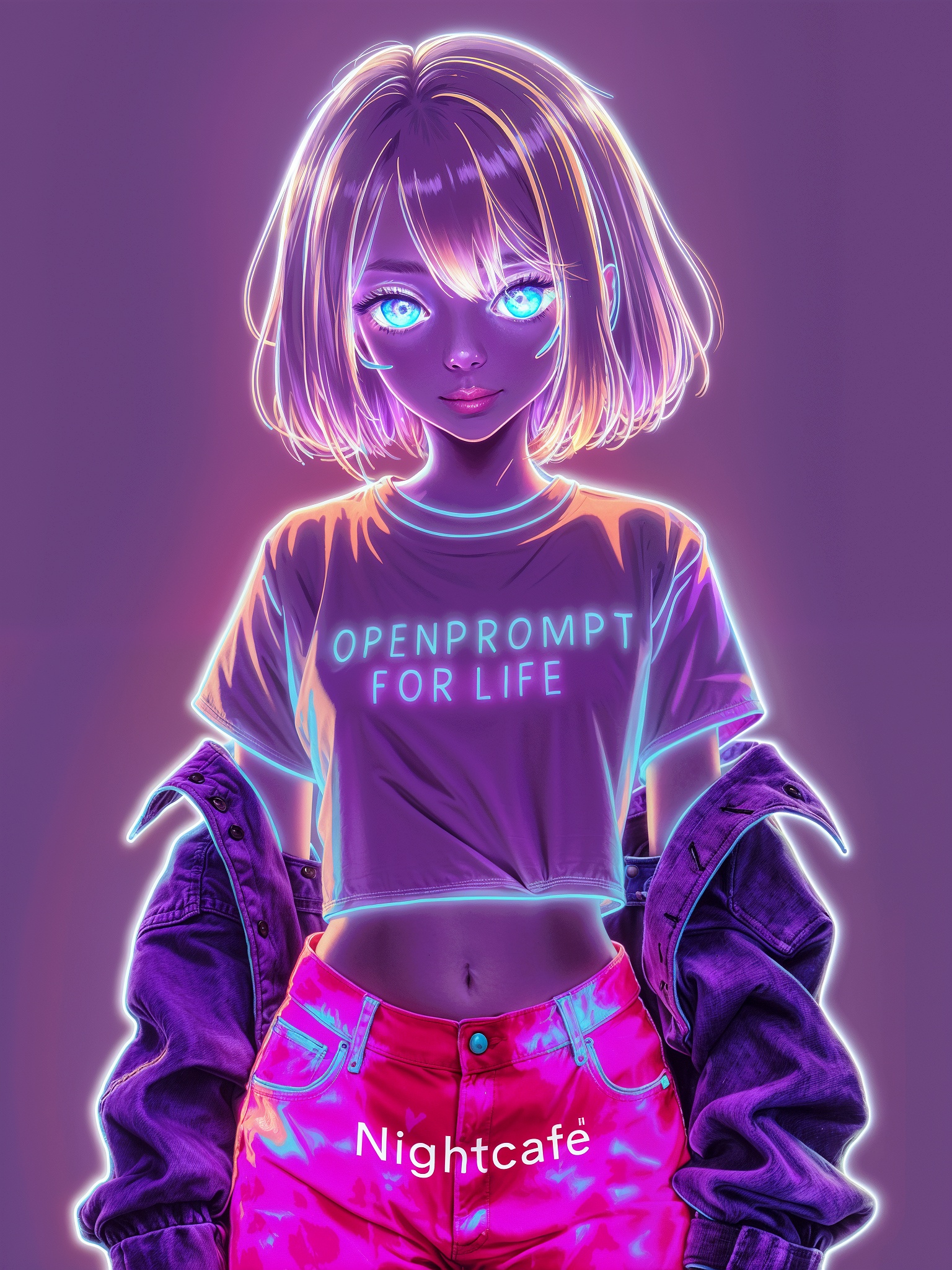AI generated: Open Prompt For Life (SD XL - Anime)