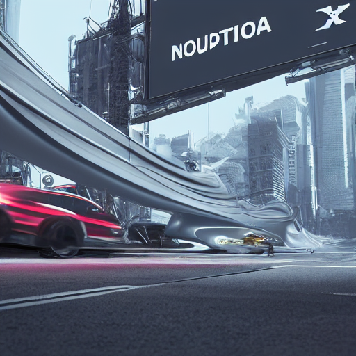 Stable Diffusion prompt: sci-fi cars wall structure on th...
