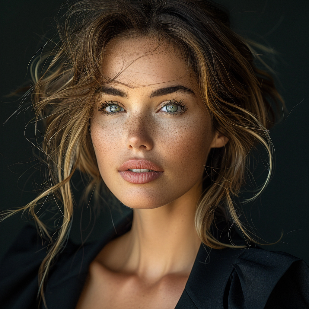 Midjourney prompt: fashion model, editorial photography, photorealism... - Midjourney