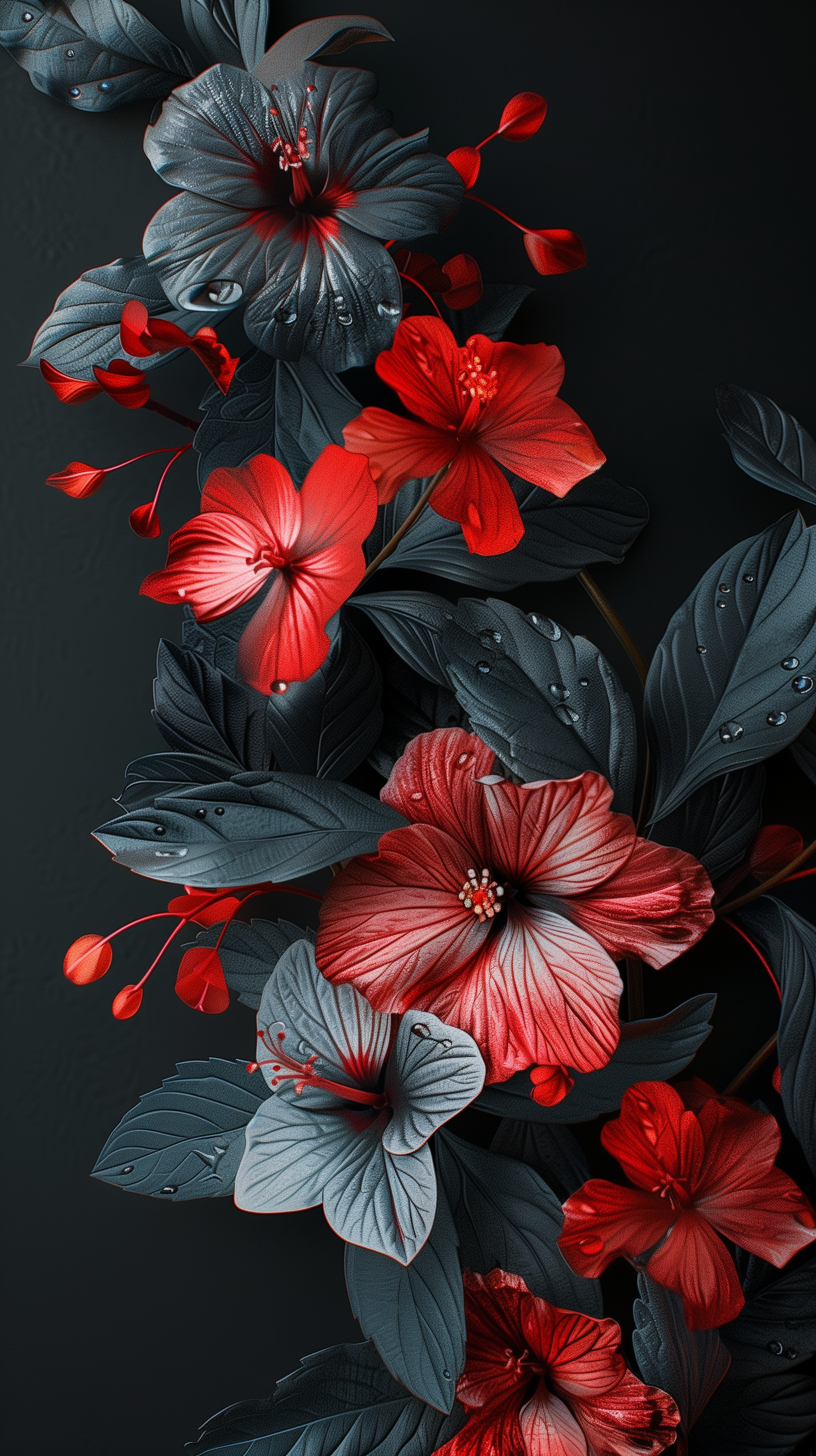 صورة مولدة بالذكاء الاصطناعي: Midjourney prompt: illustrate an intricate floral arrangement burstin... (نموذج Midjourney - فن مفاهيمي)