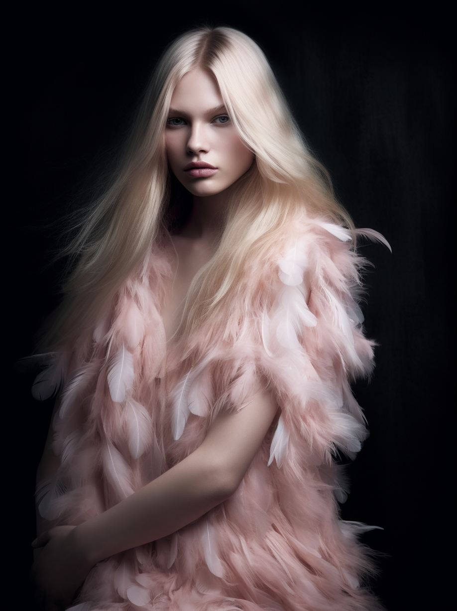 Midjourney prompt: photo of ((( single beautiful slavic long hair mod... - Midjourney