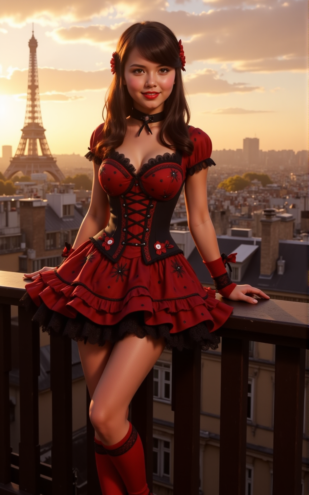 AI generated: FLUX prompt: Marinette Dupain-Cheng, also known as Ladybug from... (FLUX - Fashion)