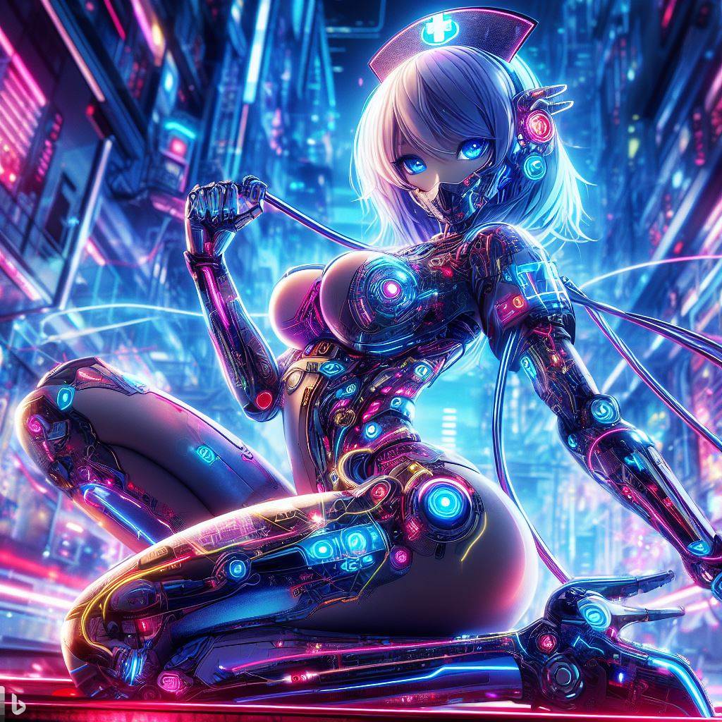 AI generated: Nurse anime (Midjourney - Anime)