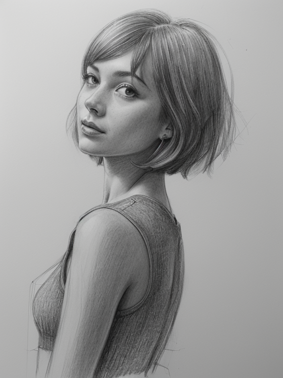 صورة مولدة بالذكاء الاصطناعي: Stable Diffusion Pencil Sketch Series (نموذج Stable Diffusion - تصوير فوتوغرافي)