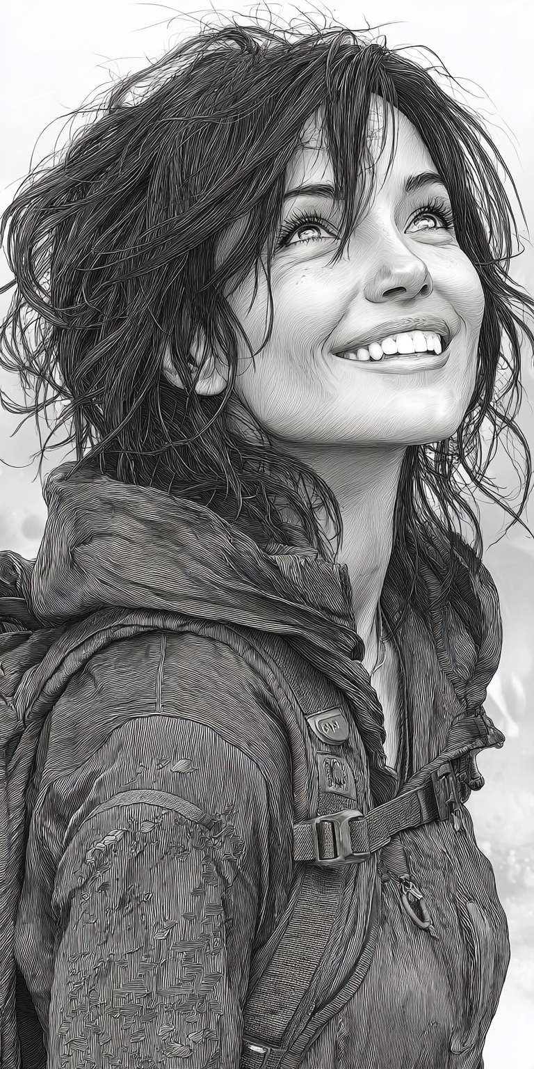 AI generated: Midjourney prompt: cover photo, woman --chaos 75 --ar 1:2 --raw --sre... (Midjourney - Portraits)