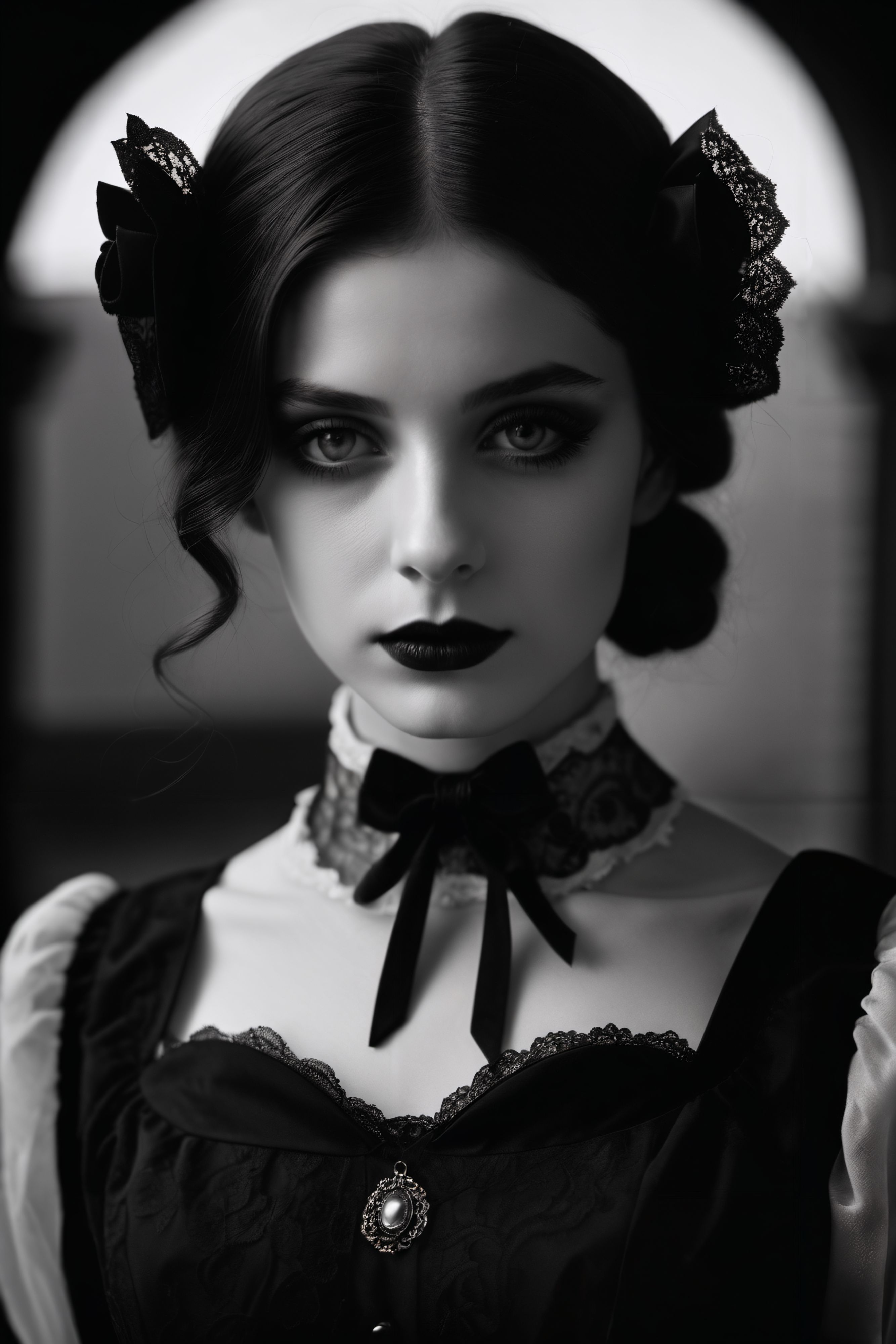 AI generated: Gothic Lolita v2 (Stable Diffusion - Photography)