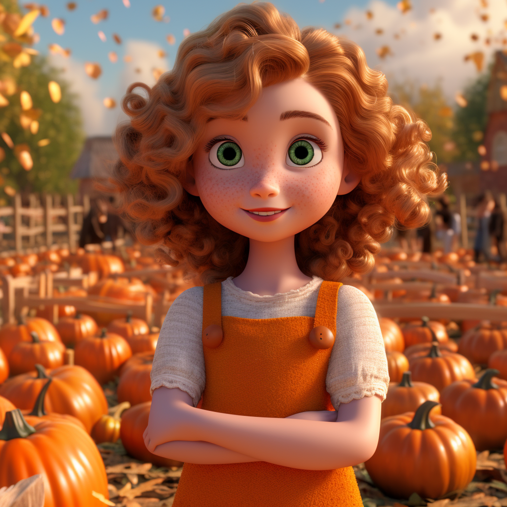 Midjourney prompt: A still from a 3d Disney movie of a very cute litt... - Midjourney