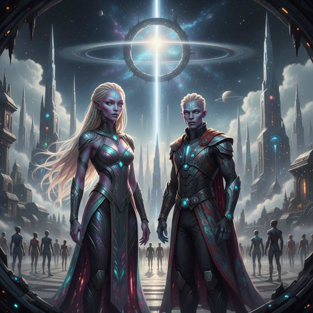 Otherworldly Humans Nano Banana prompt: Create a unique, flesh, organic, huma...