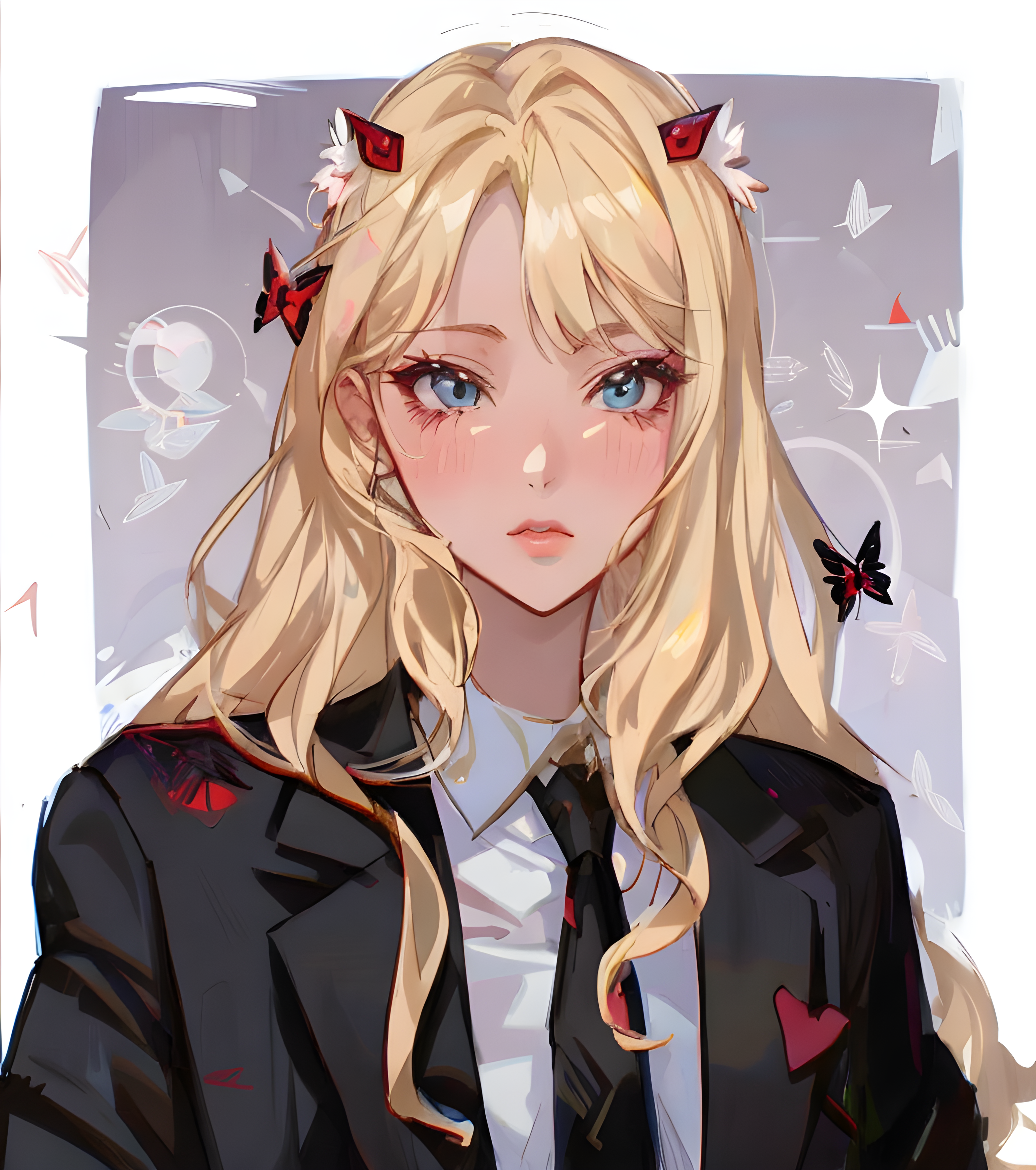 صورة مولدة بالذكاء الاصطناعي: Counterfeit-V2.5 prompt: a drawing of a woman, an anime drawing, by Yang J,... (نموذج Counterfeit-V2.5 - فن مفاهيمي)