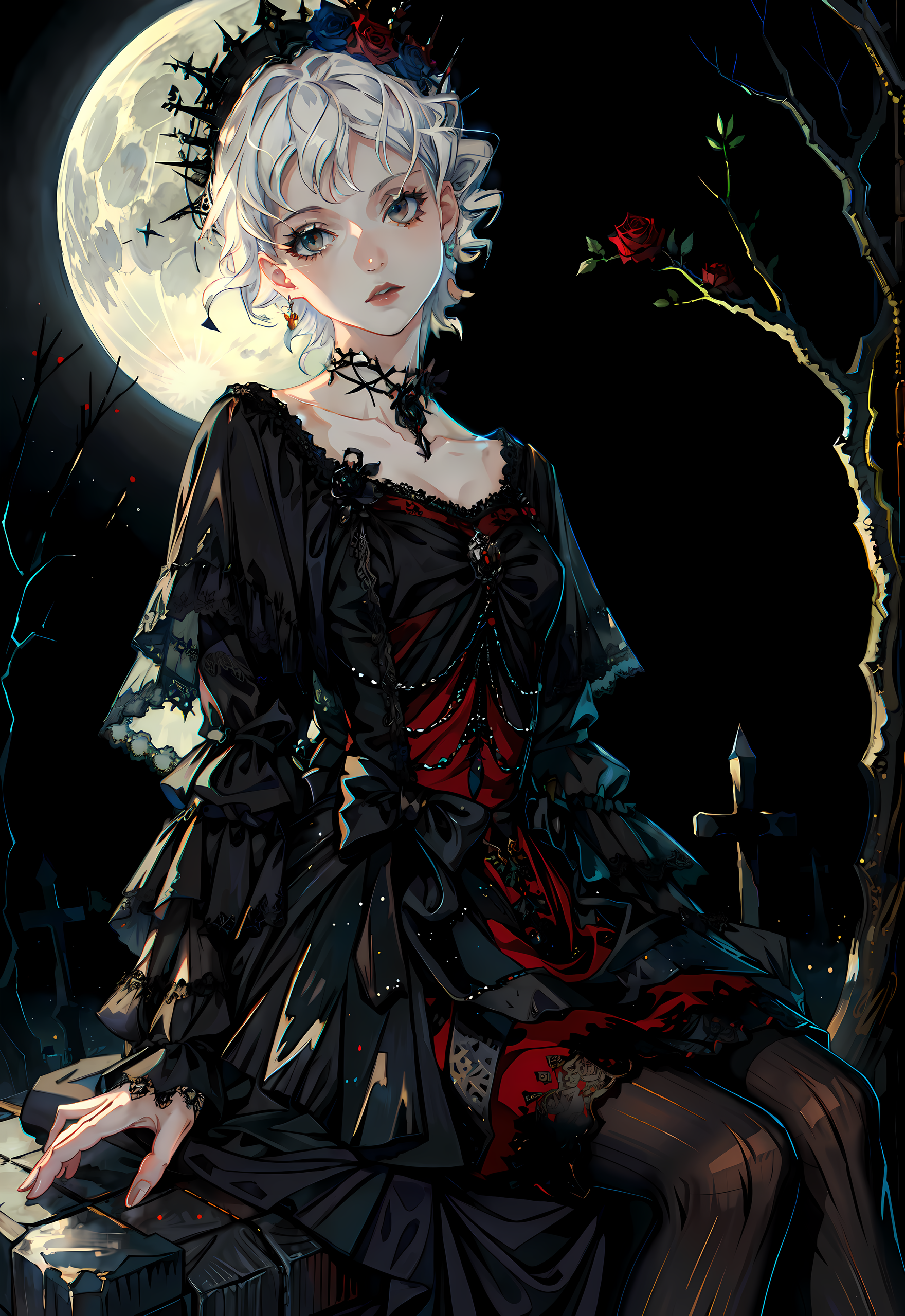 AI generated: Moon Light (Stable Diffusion - Anime)